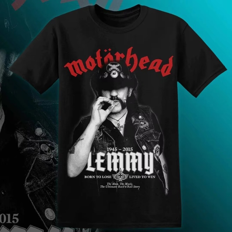 Streetwear Clothing Brand - تي شيرت MOTÖRHEAD LEMMY للرجال والنساء