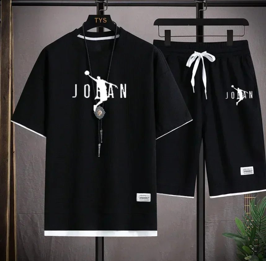 Streetwear Brands 2026 - طقم رجالي صيفي 2026 من قطعتين: